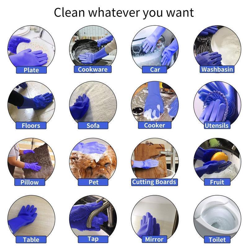 Cleaning Gloves - Pet Bathing Cleaning Gloves